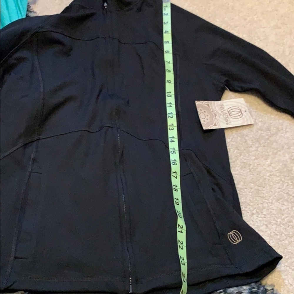 Balance Collection black full zip sleek jacket, M - Picture 9 of 9
